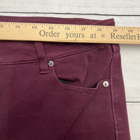 Lane Bryant Size 16 Purple High Rise Ankle Skinny Jeans 38"x27" SHORT - Picture 11 of 14